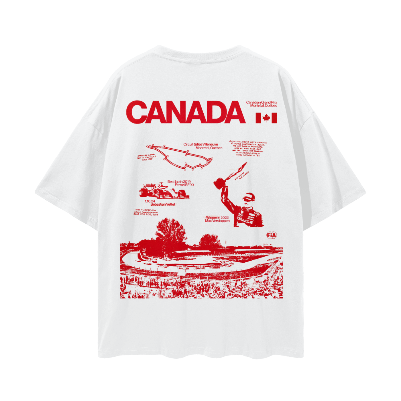 Canada GP Heritage Tee — Circuit Gilles Villeneuve Edition