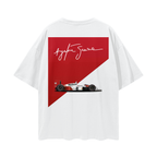 Ayrton Senna Vintage F1 Graphic Tee